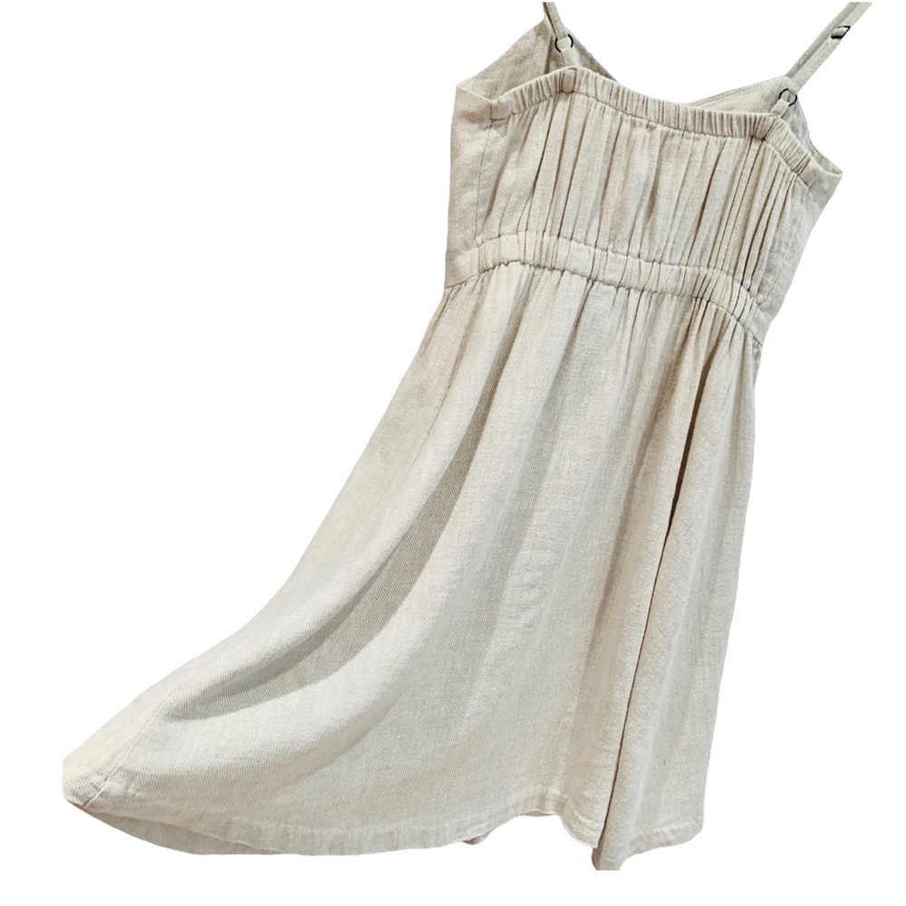 Urban Outfitters COPE Linen Blend Dress in a Natural Color sz XS - Picture 12 of 13